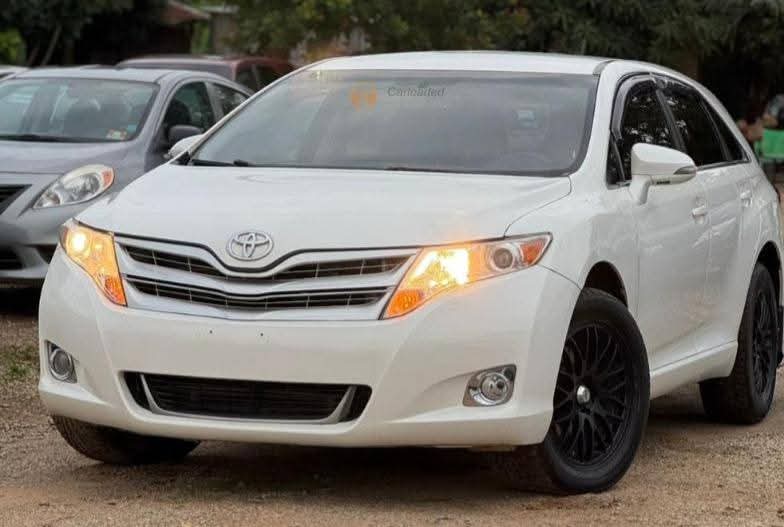 Pristine White Toyota Venza