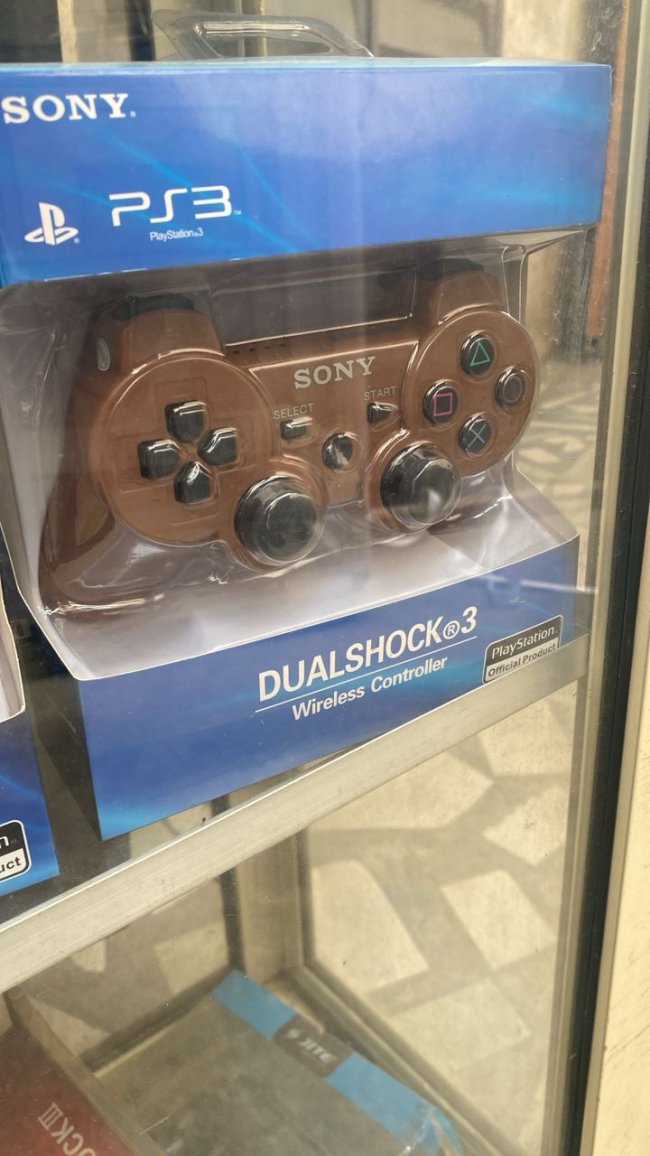 Official Sony PS3 Dualshock 3 Wireless Controller - Brown