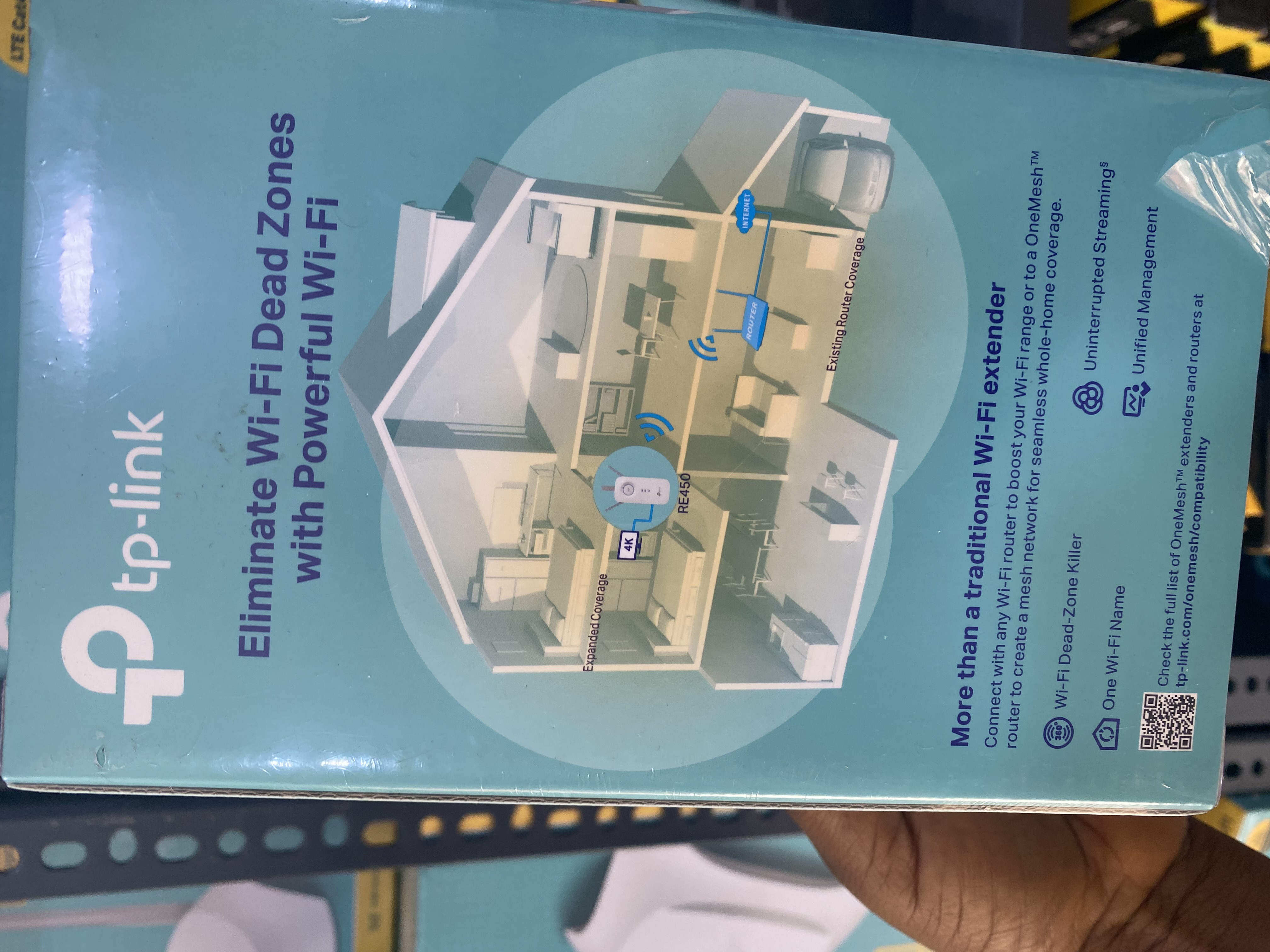 TP-Link RE450 AC1750 Mesh Wi-Fi Extender