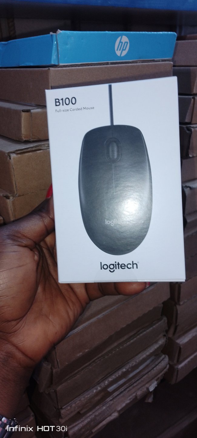 Logitech B100 wired mouse